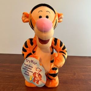 Vintage Bouncing 12” Tigger Plush Toy